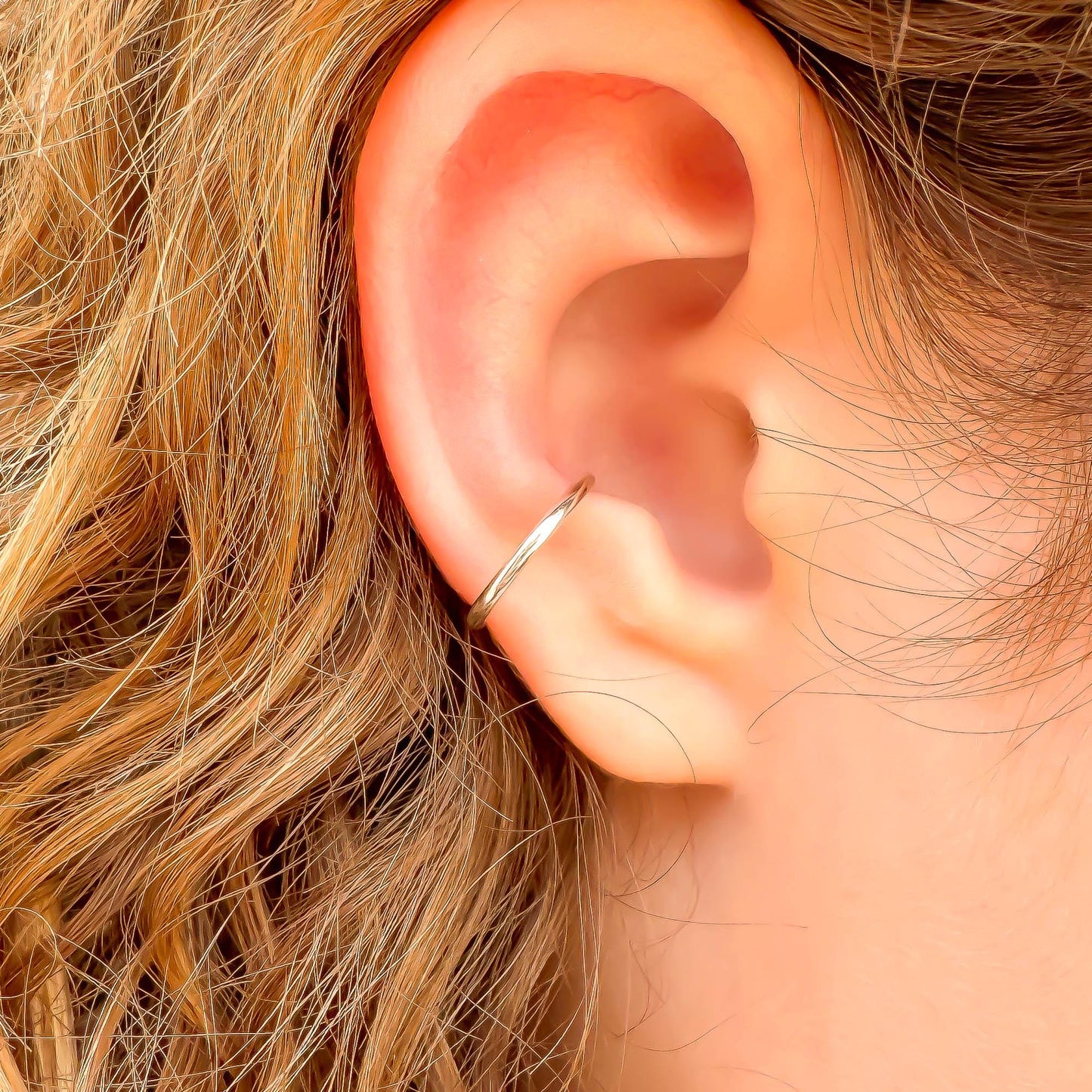 Conch Ear Cuff, Sterling Silver