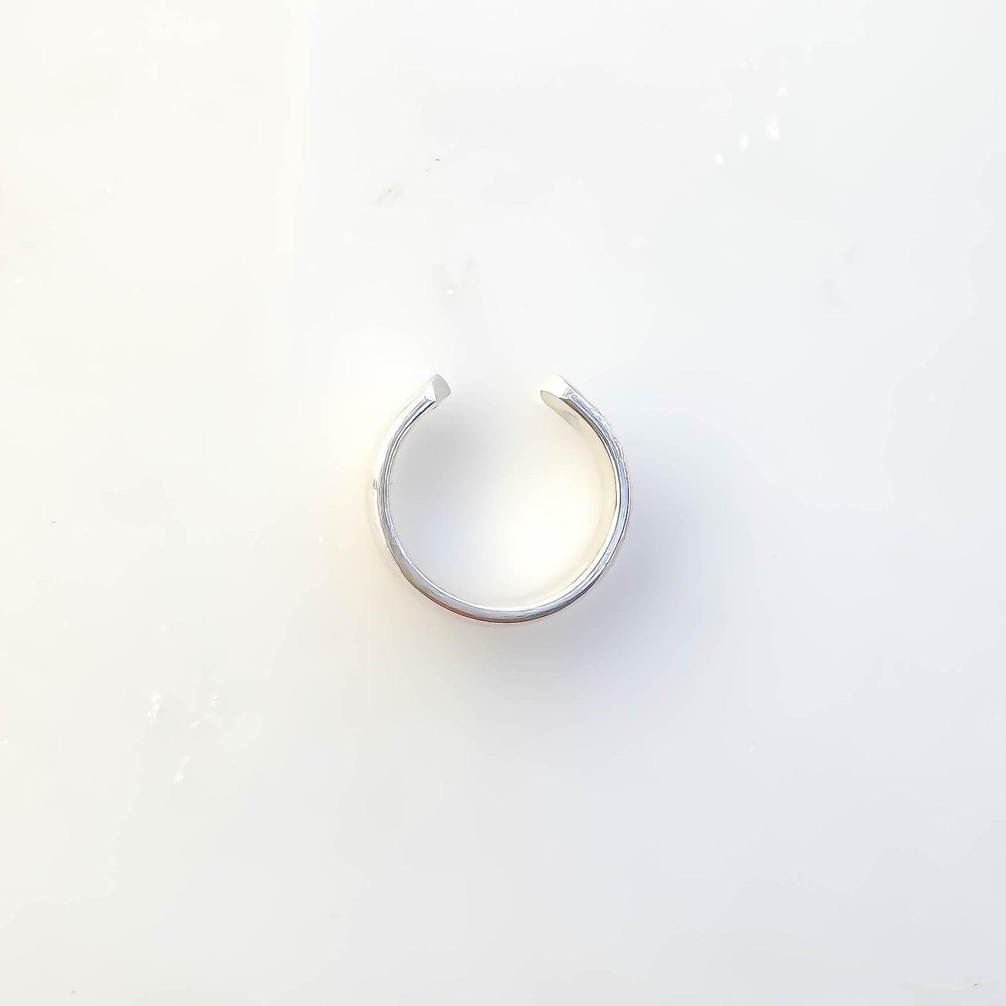 Thick Conch Ear Cuff, Sterling Silver