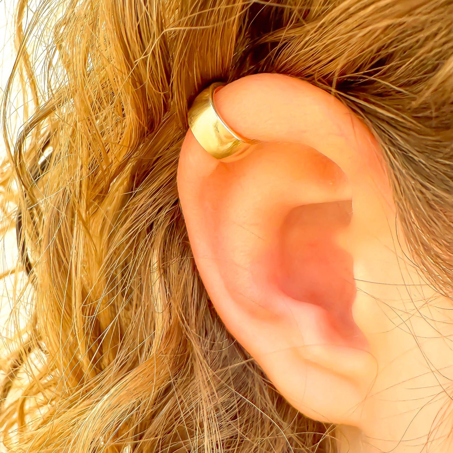 Thick Cartilage Ear Cuff, 14K Gold Filled