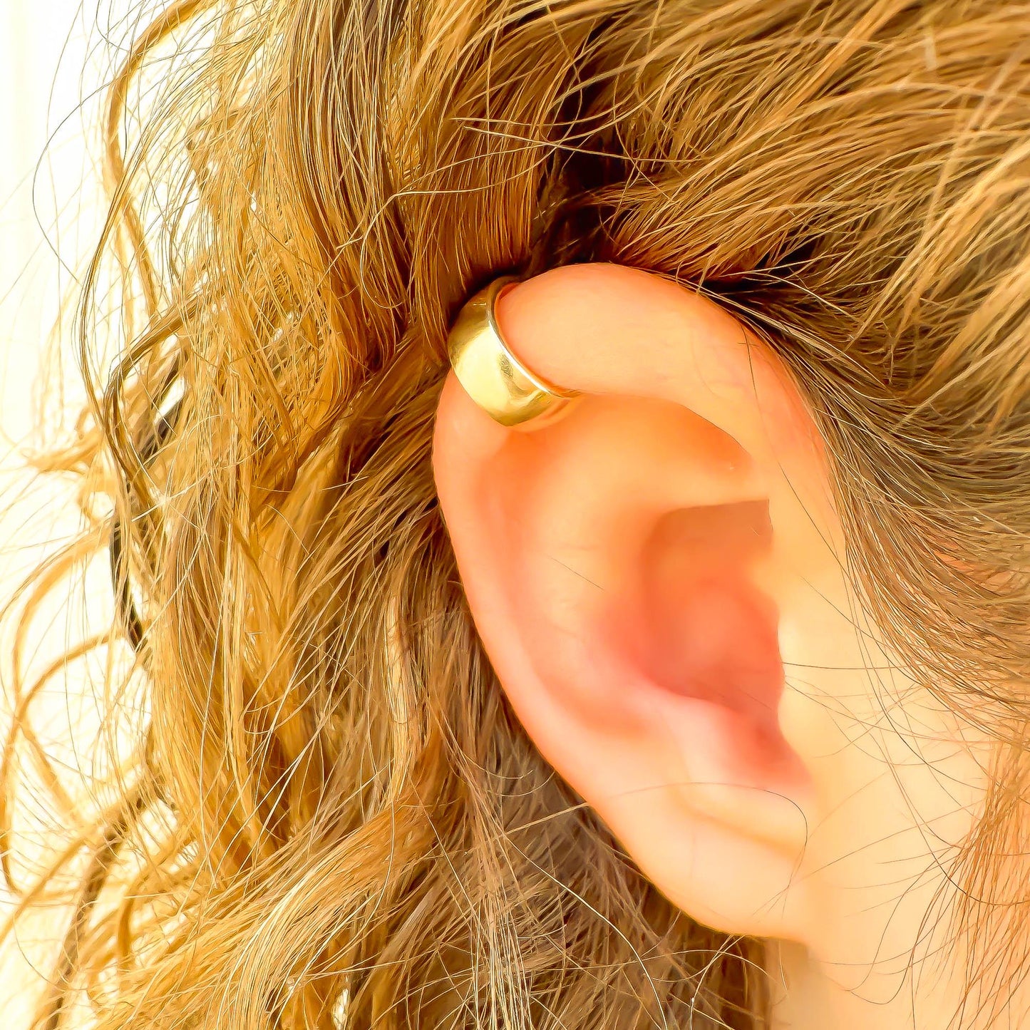 Thick Cartilage Ear Cuff, 14K Gold Filled