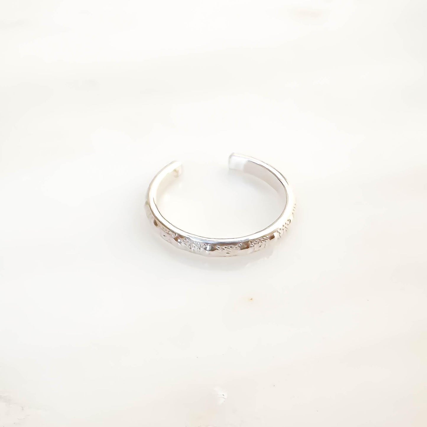 Dot Conch Ear Cuff, Sterling Silver