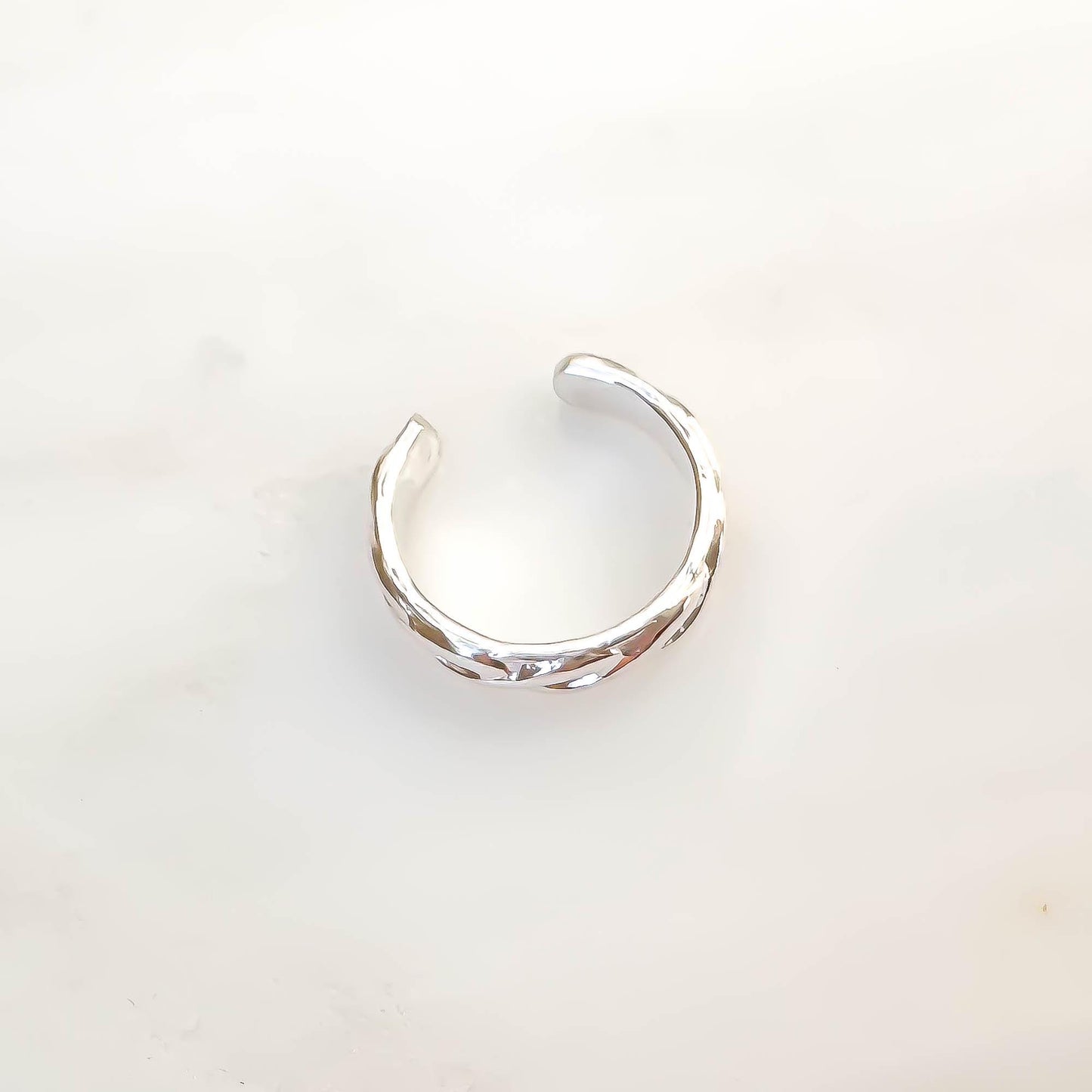 Intertwined Conch Ear Cuff, Sterling Silver