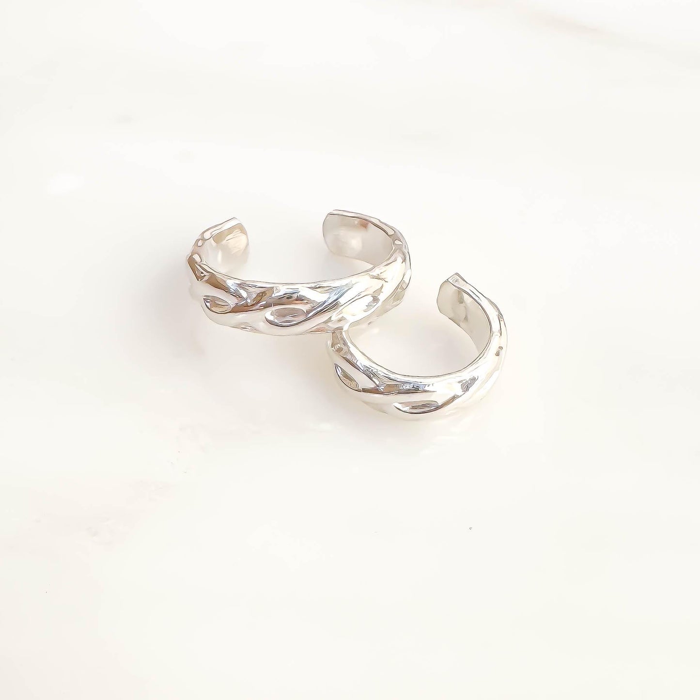 Intertwined Conch Ear Cuff, Sterling Silver