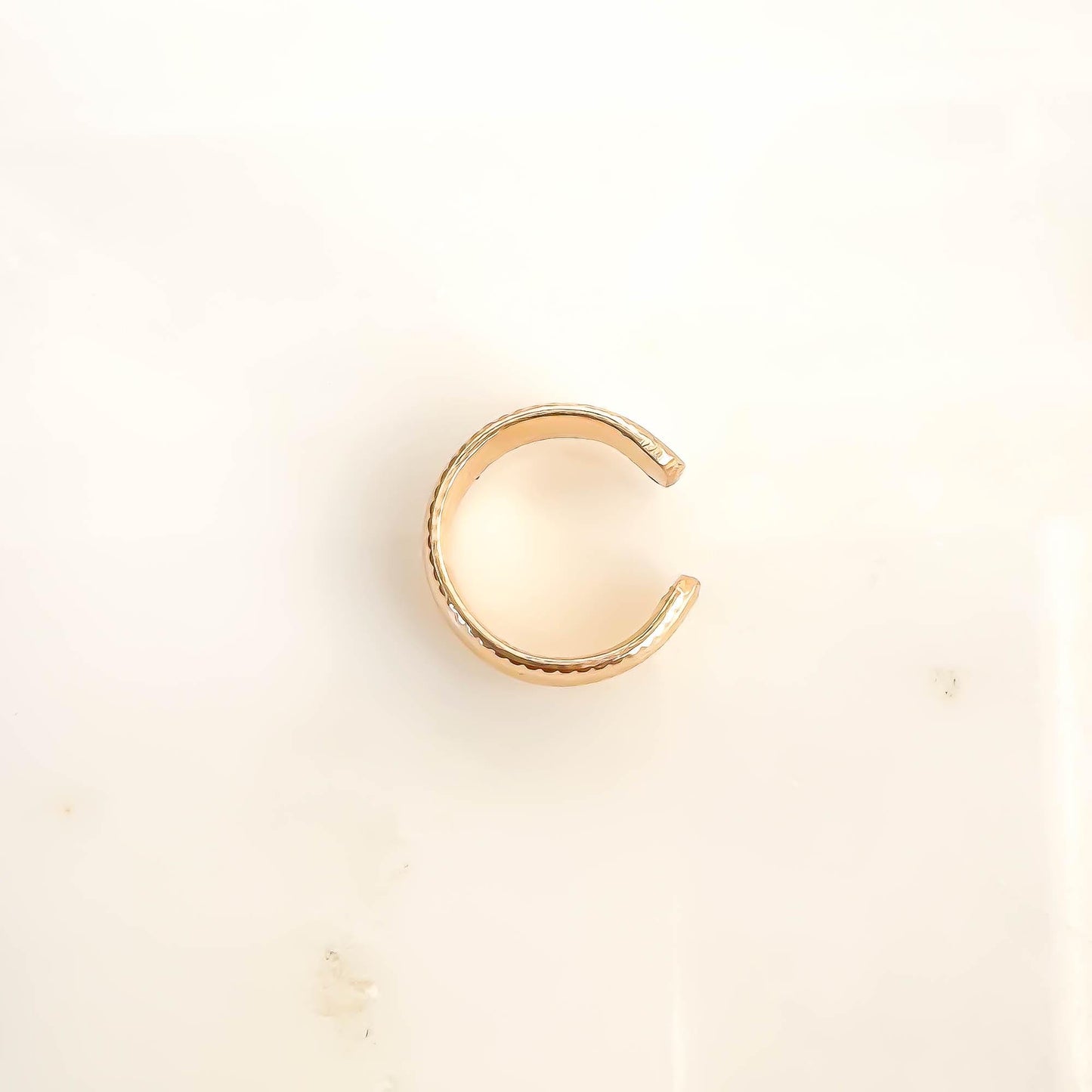 Domed Thick Conch Ear Cuff, 14K Gold Filled
