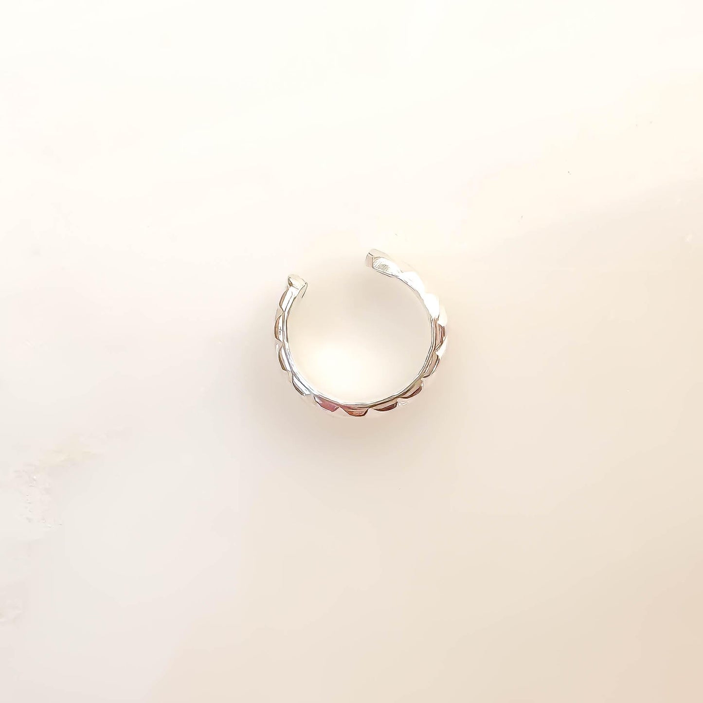 Curve Mini Ear Cuff, Sterling Silver