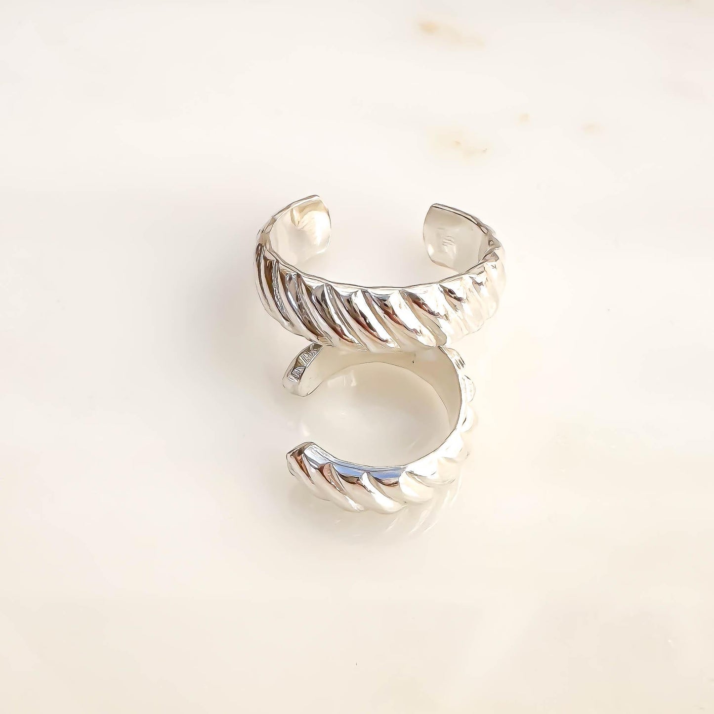 Curve Mini Ear Cuff, Sterling Silver