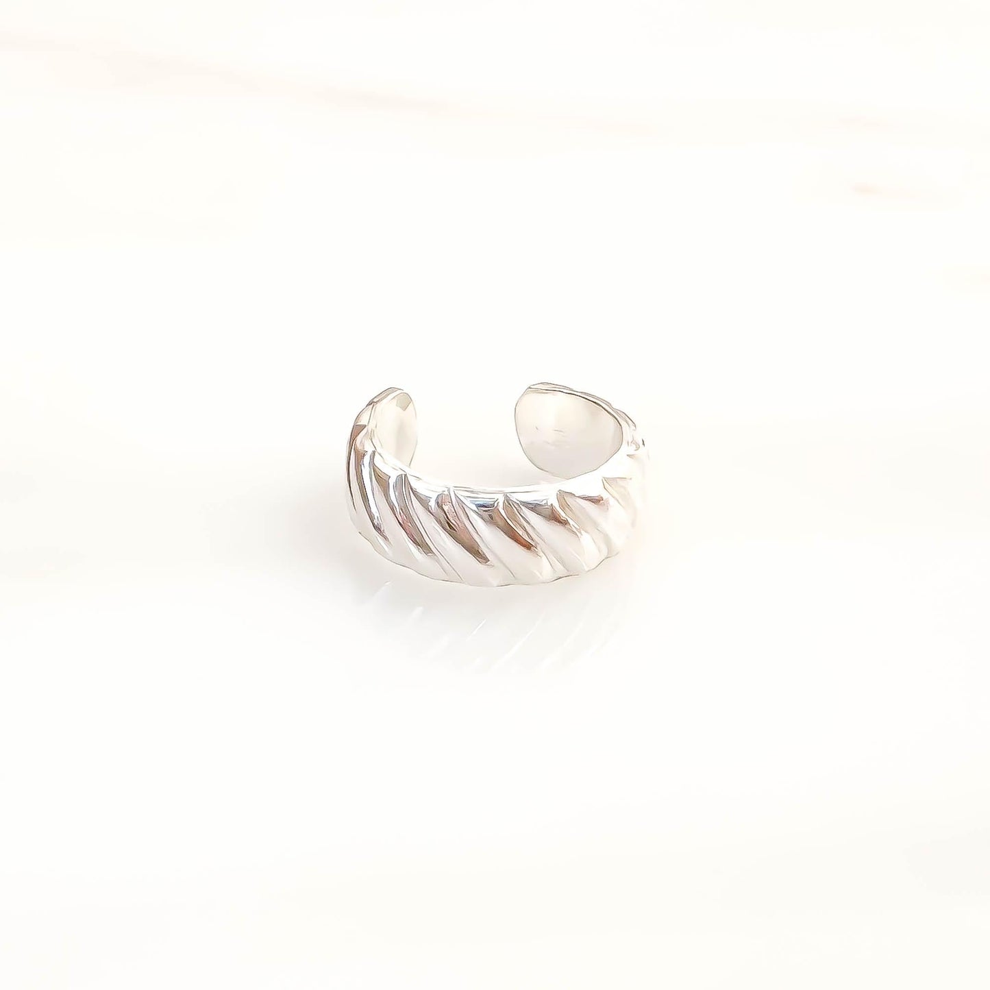 Curve Mini Ear Cuff, Sterling Silver