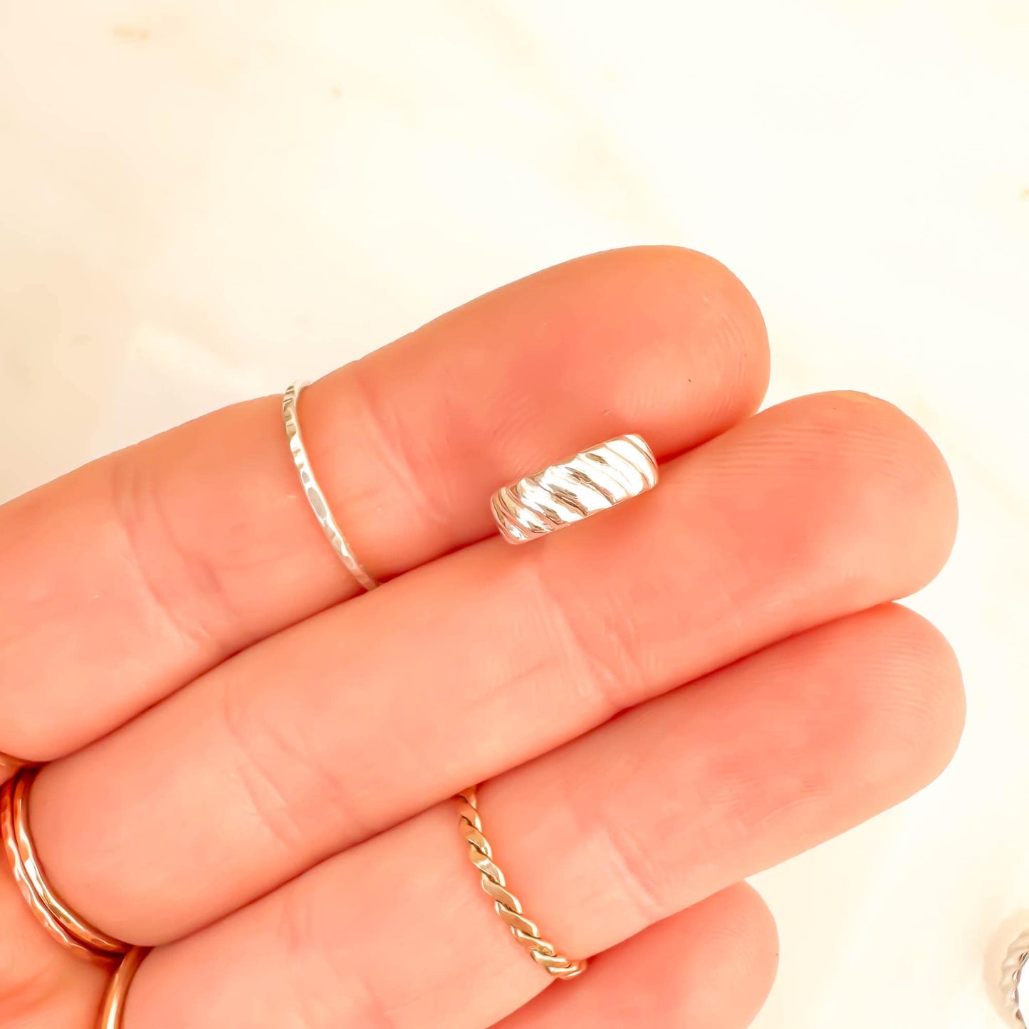 Curve Mini Ear Cuff, Sterling Silver