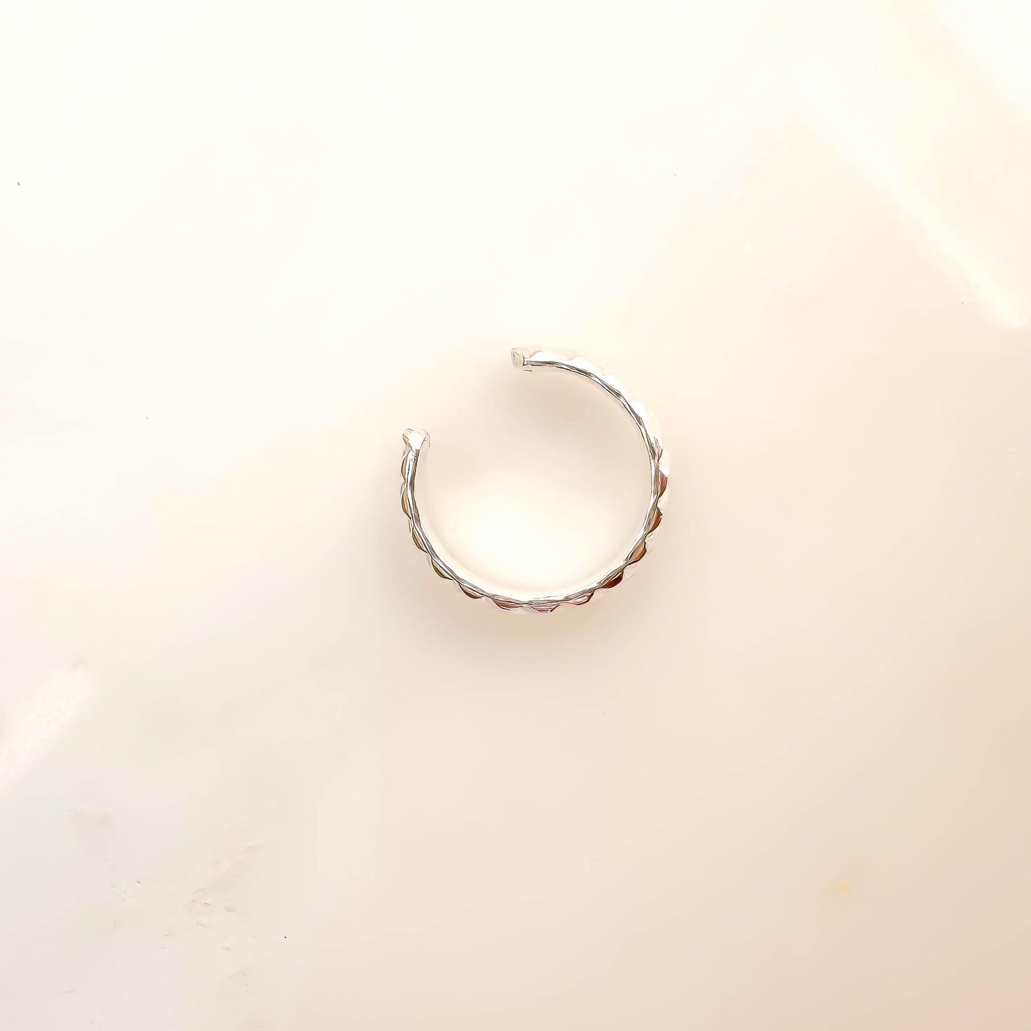 Curve Conch Ear Cuff, Sterling Silver