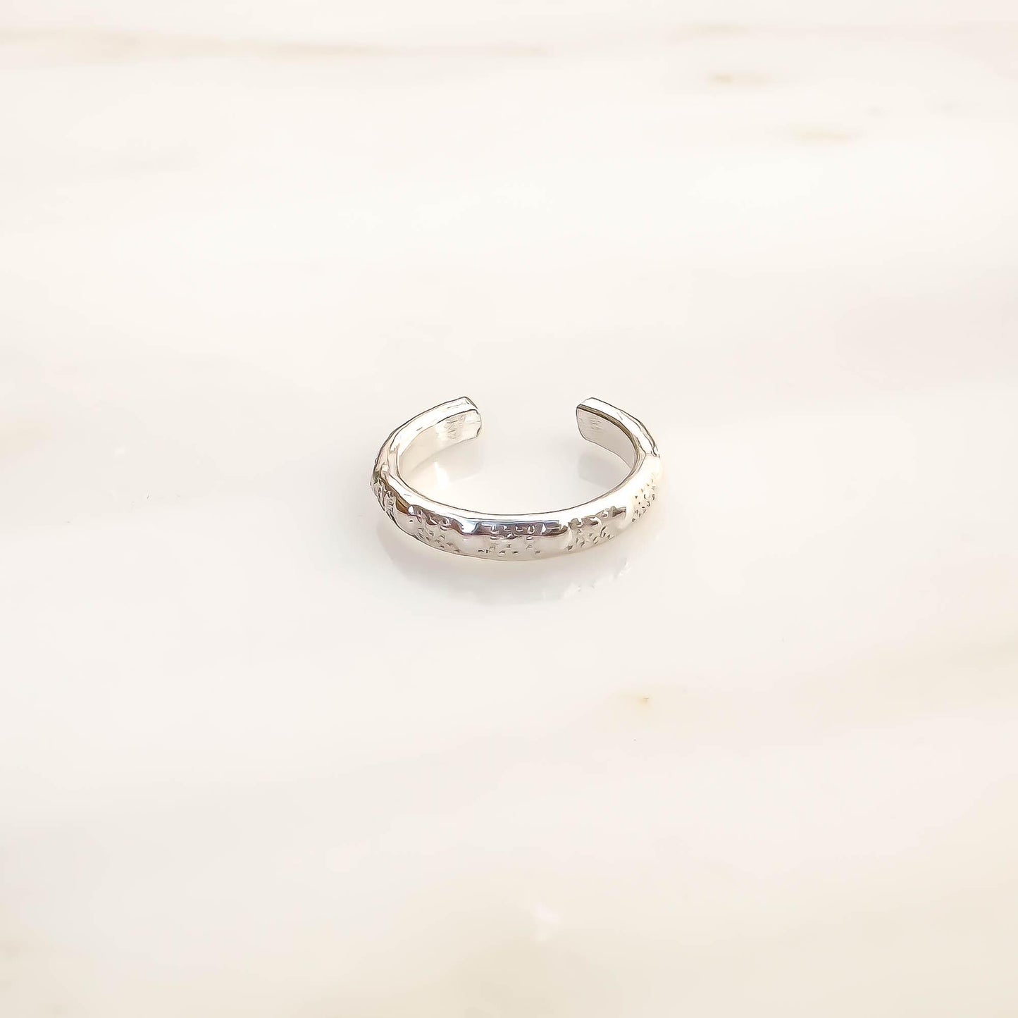 Dot Mini Ear Cuff, Sterling Silver