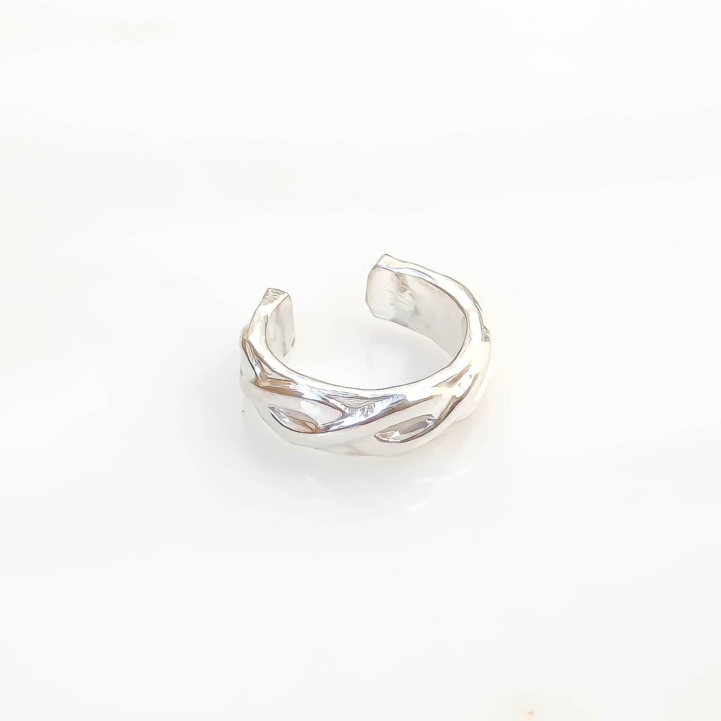 Intertwined Mini Ear Cuff, Sterling Silver