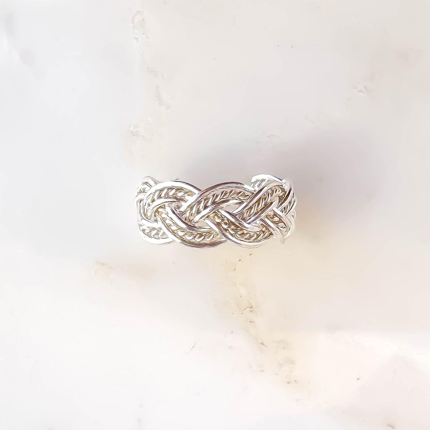 Braid Twist Conch Ear Cuff, Sterling Silver