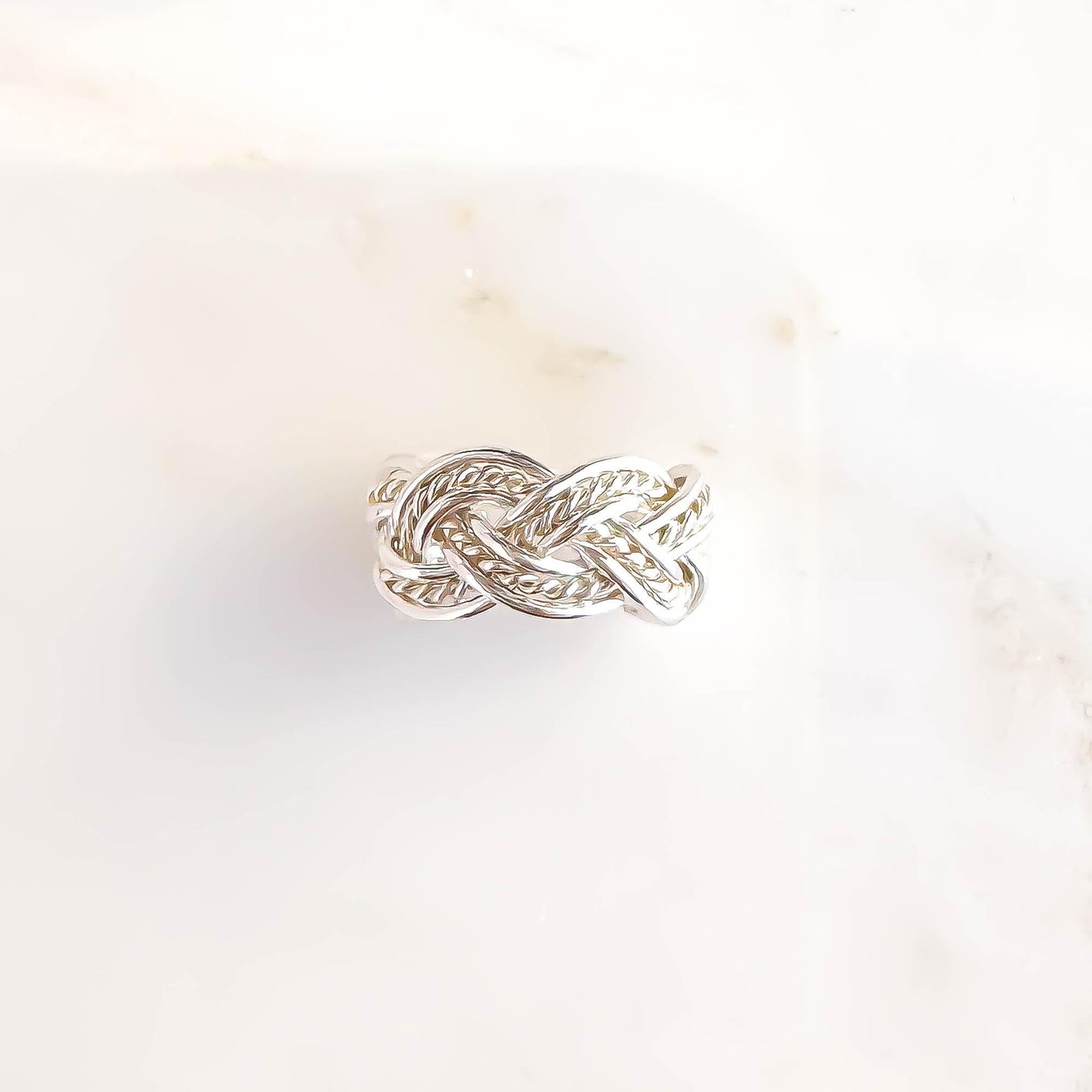 Mini Twist Braid Ear Cuff, Sterling Silver