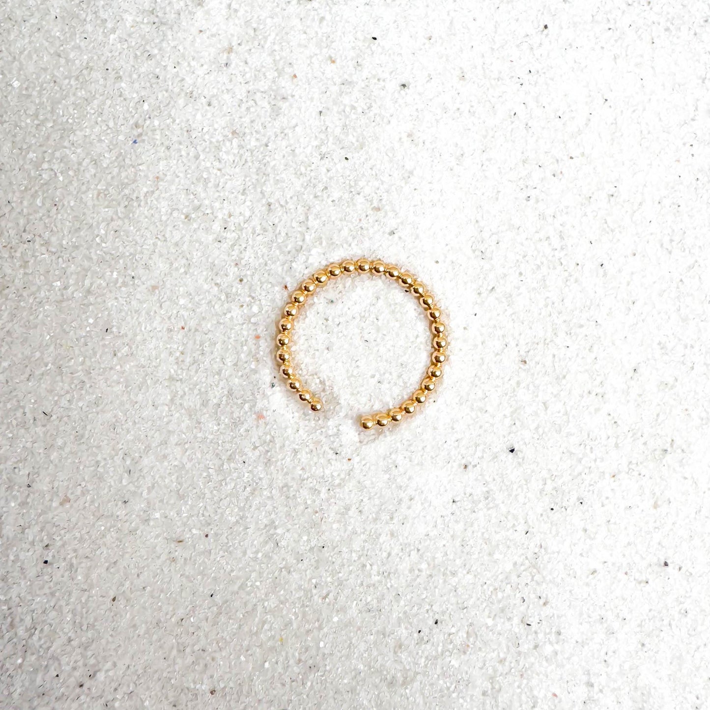 Mini Bead Toe Ring, 14K Gold Filled