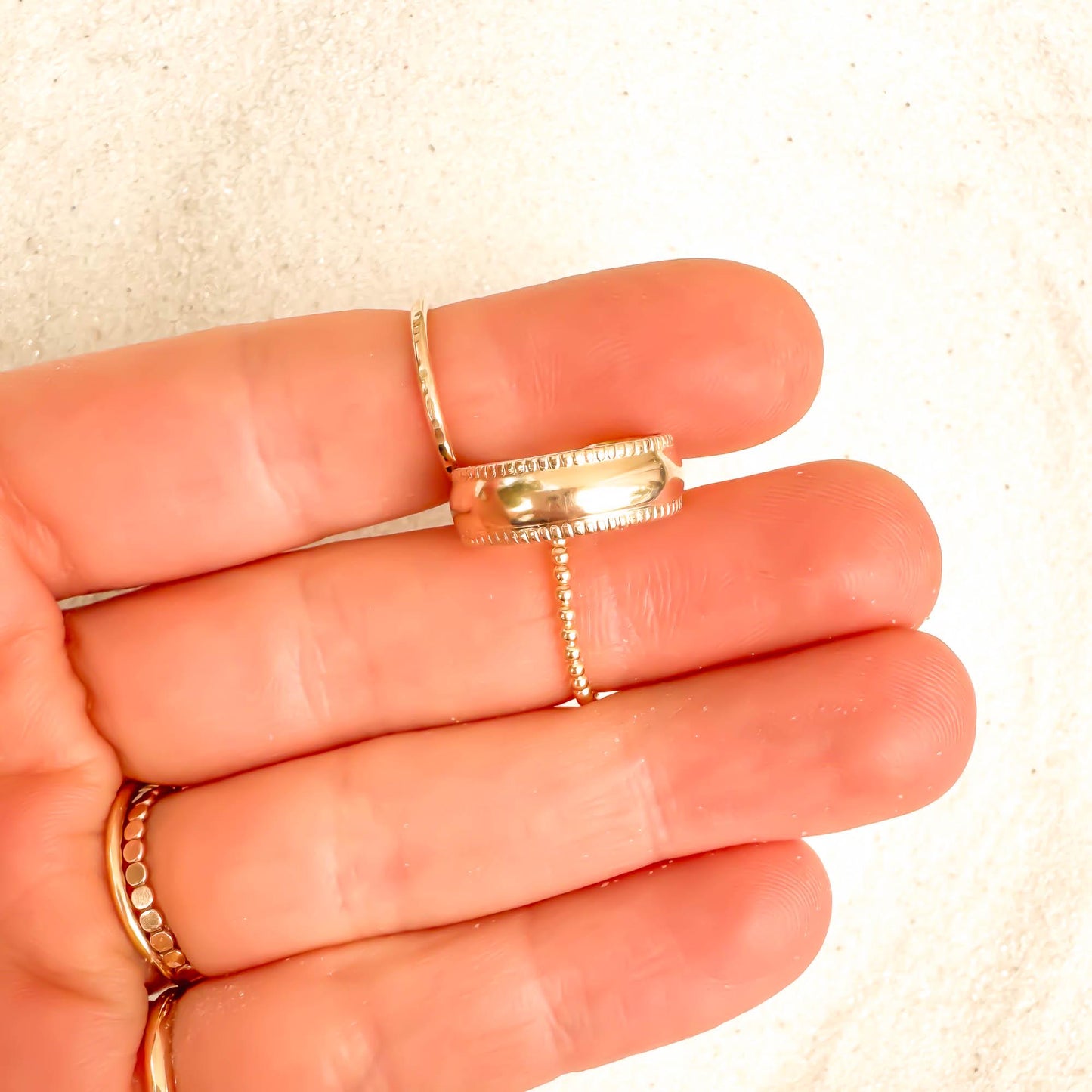 Domed Toe Ring, 14K Gold Filled
