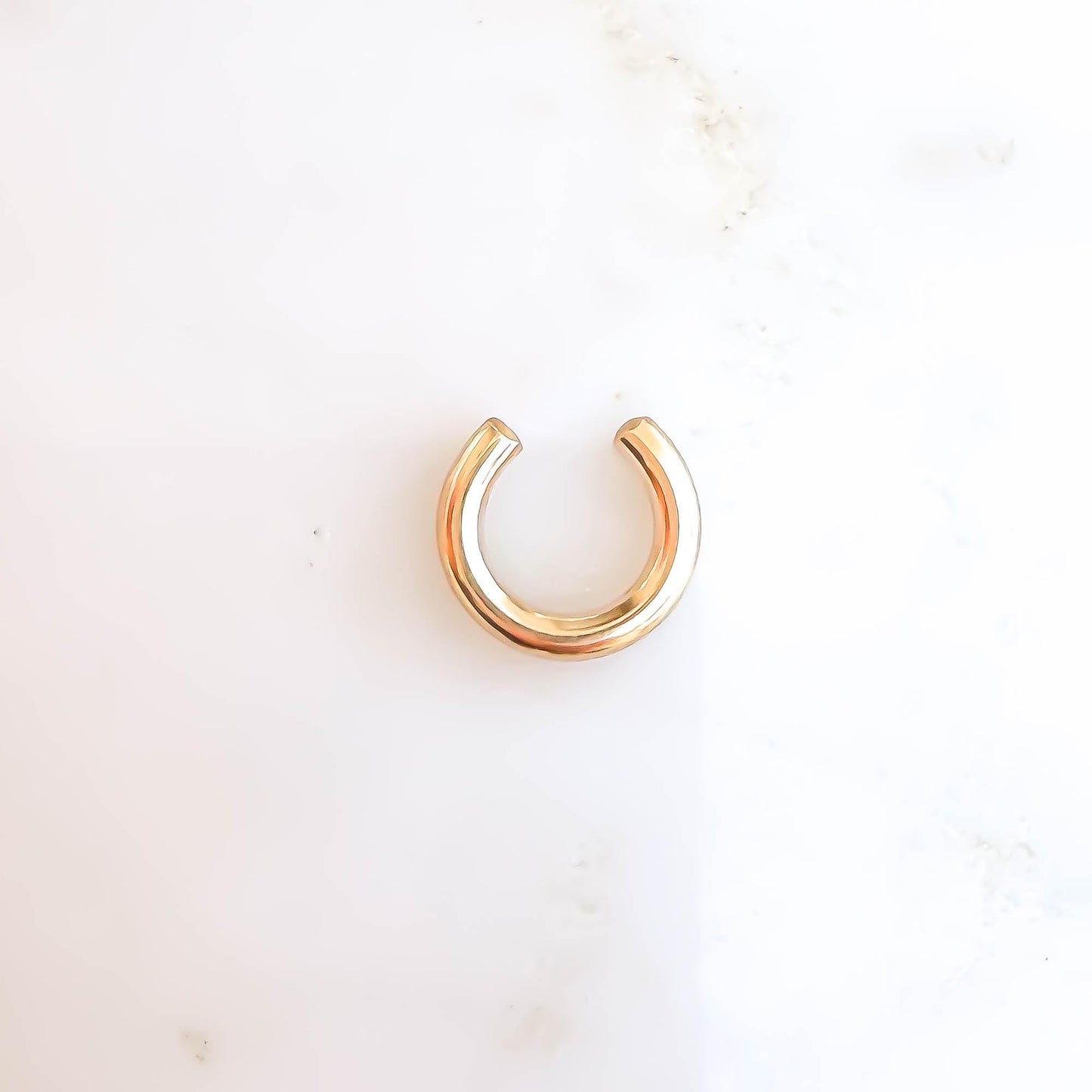 Thick Round Mini Ear Cuff, 14K Gold Filled