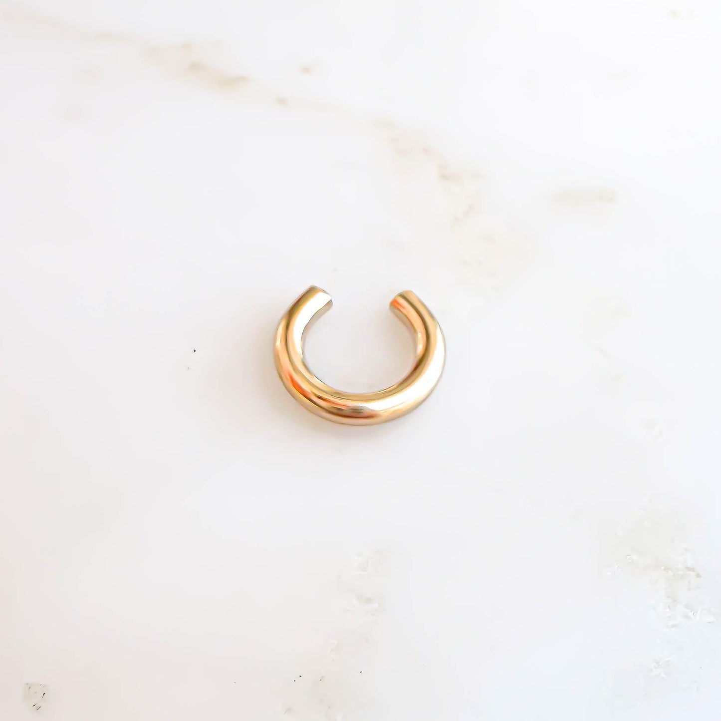 Thick Round Mini Ear Cuff, 14K Gold Filled