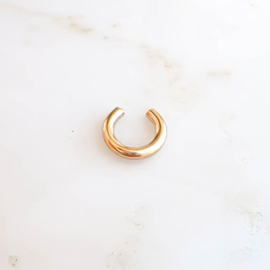 Thick Round Mini Ear Cuff, 14K Gold Filled
