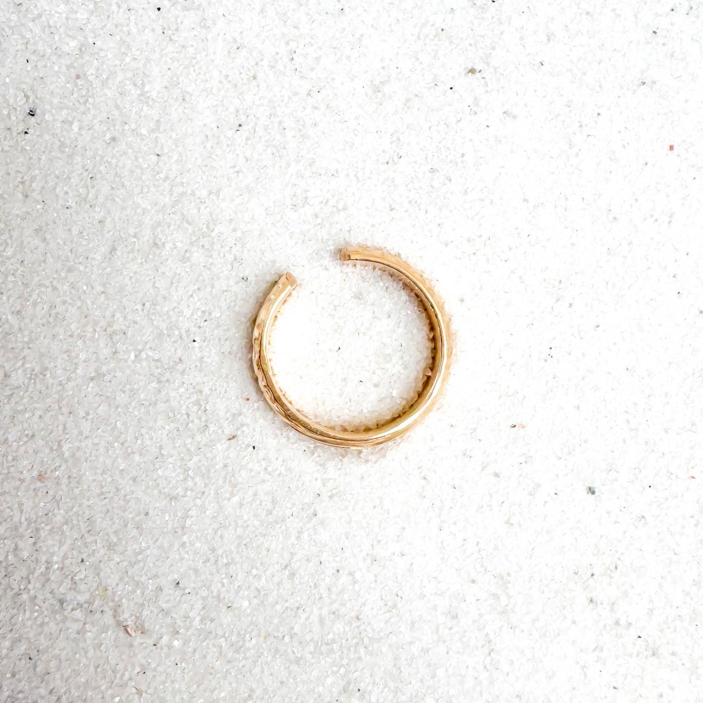 Floral Engraved Toe Ring, 14K Gold Filled
