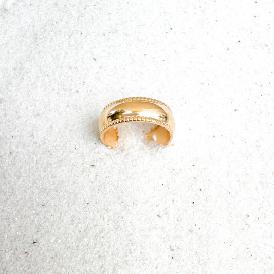 Domed Toe Ring, 14K Gold Filled