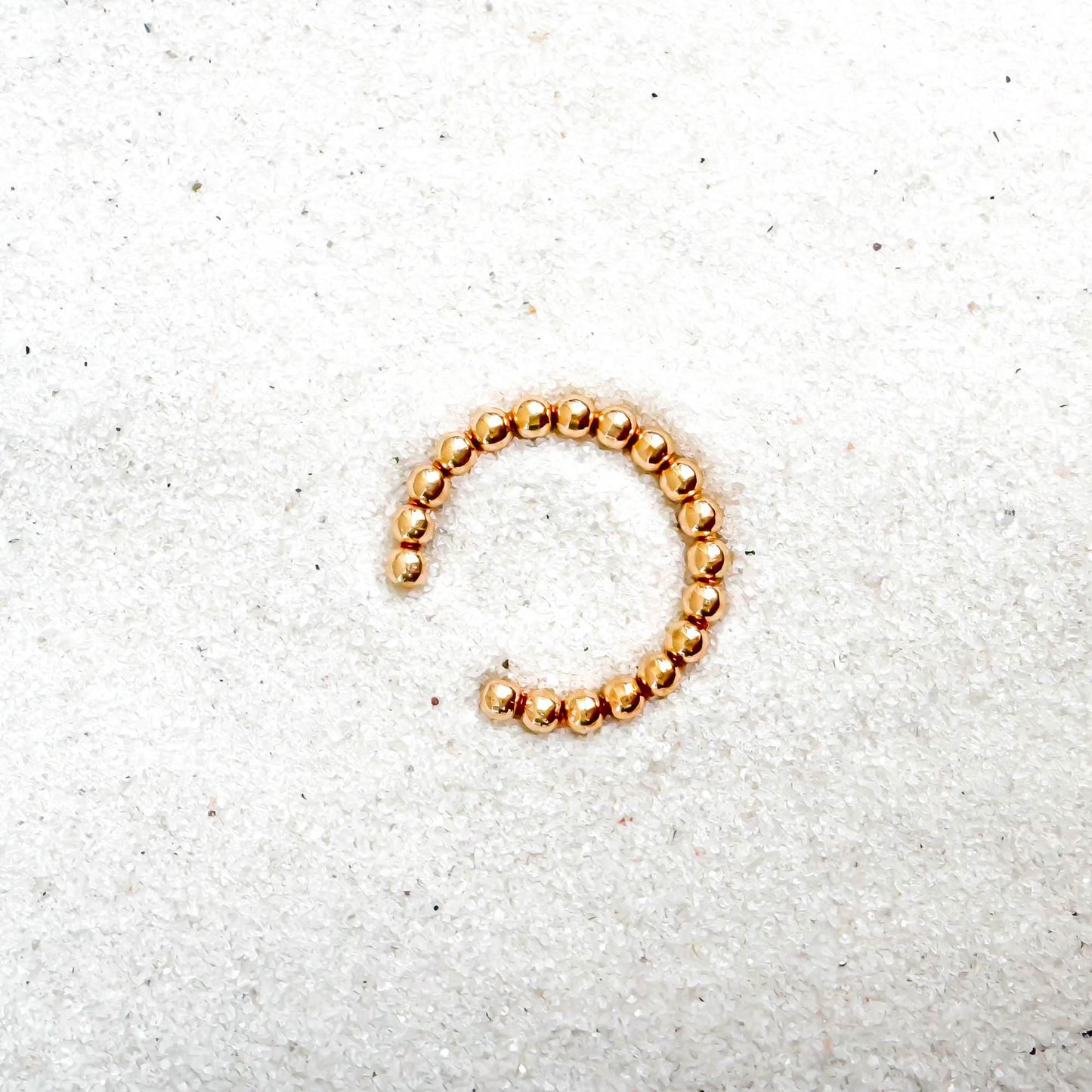 Bead Toe Ring, 14K Gold Filled
