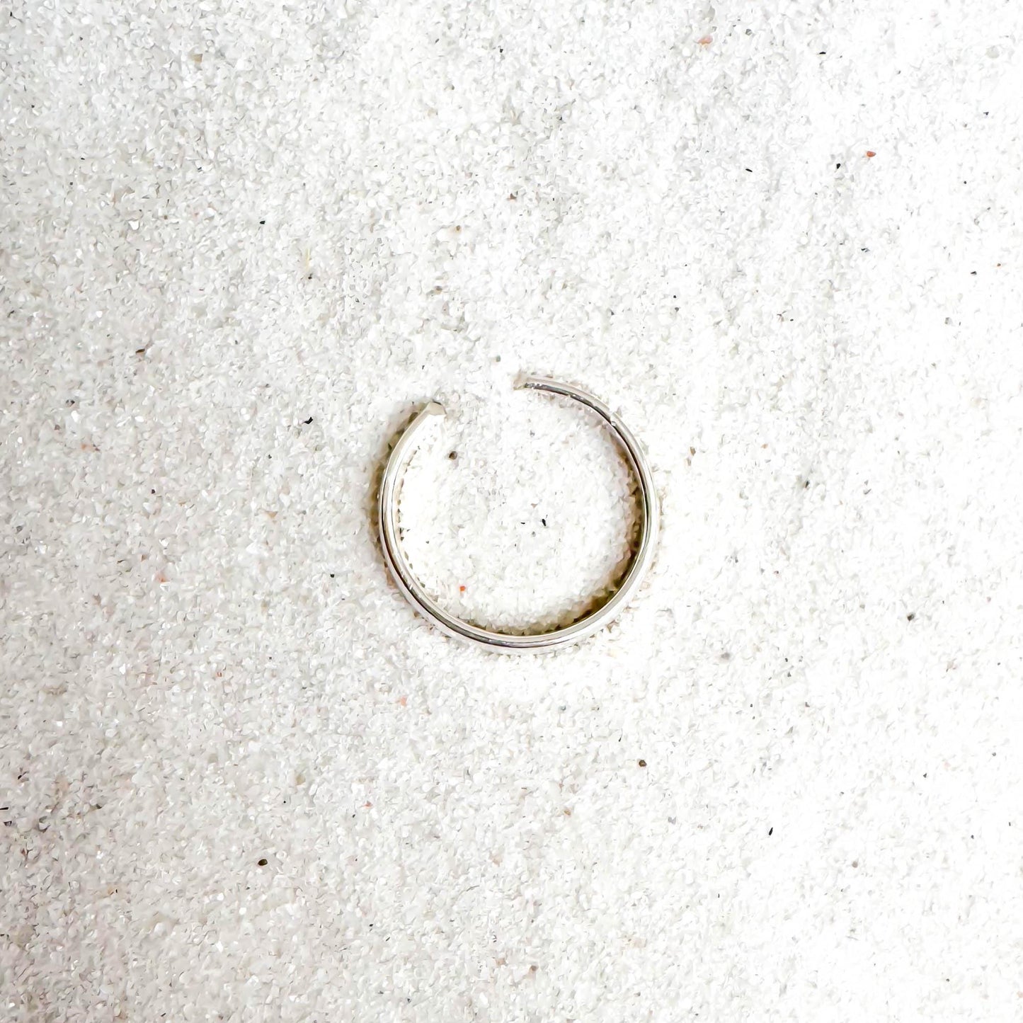 Thick Domed Toe Ring, Sterling Silver