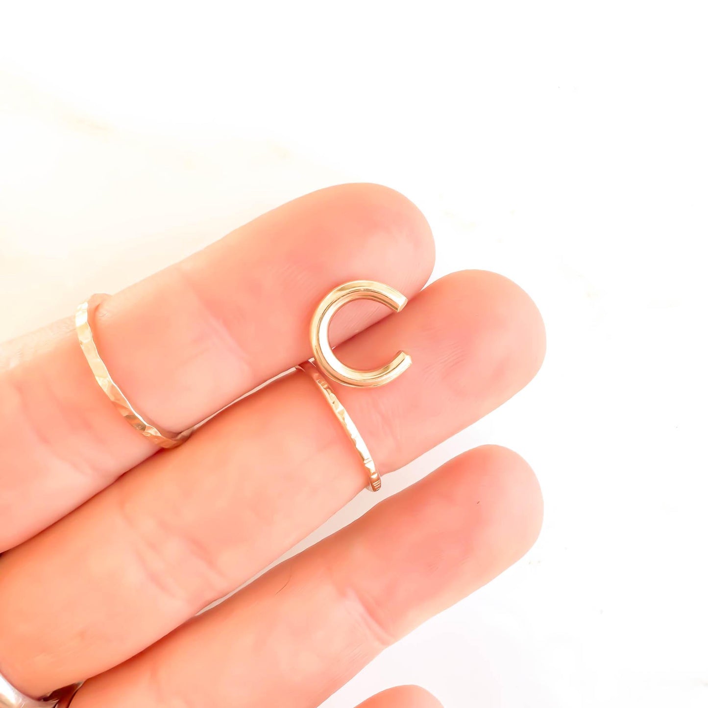 Thick Round Mini Ear Cuff, 14K Gold Filled