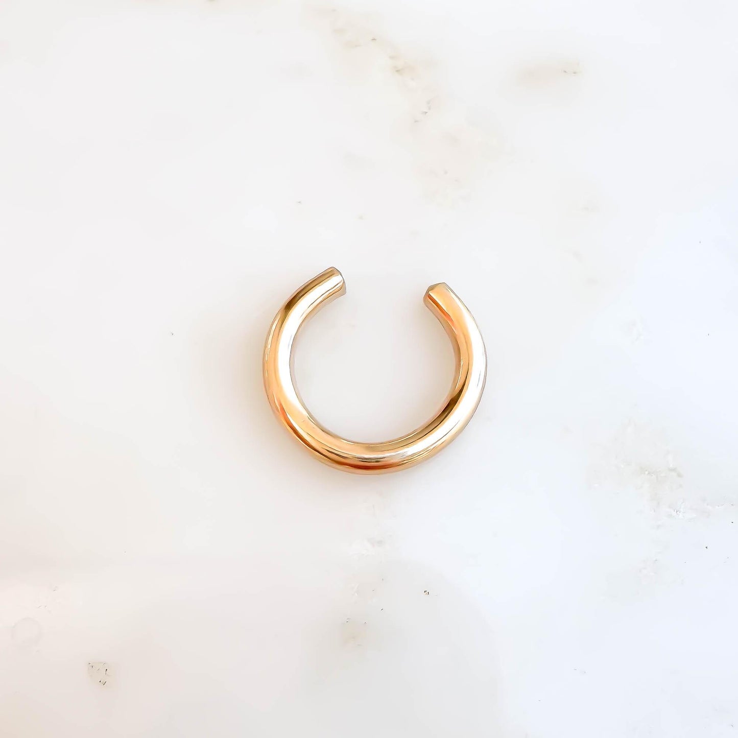 Thick Round Conch Ear Cuff, 14K Gold Filled