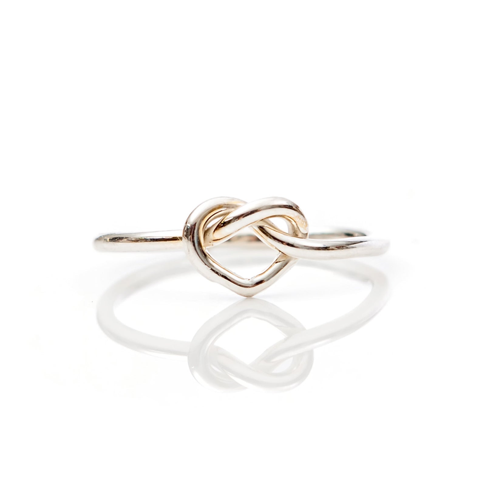 friendship-rings-silver-heart-knot