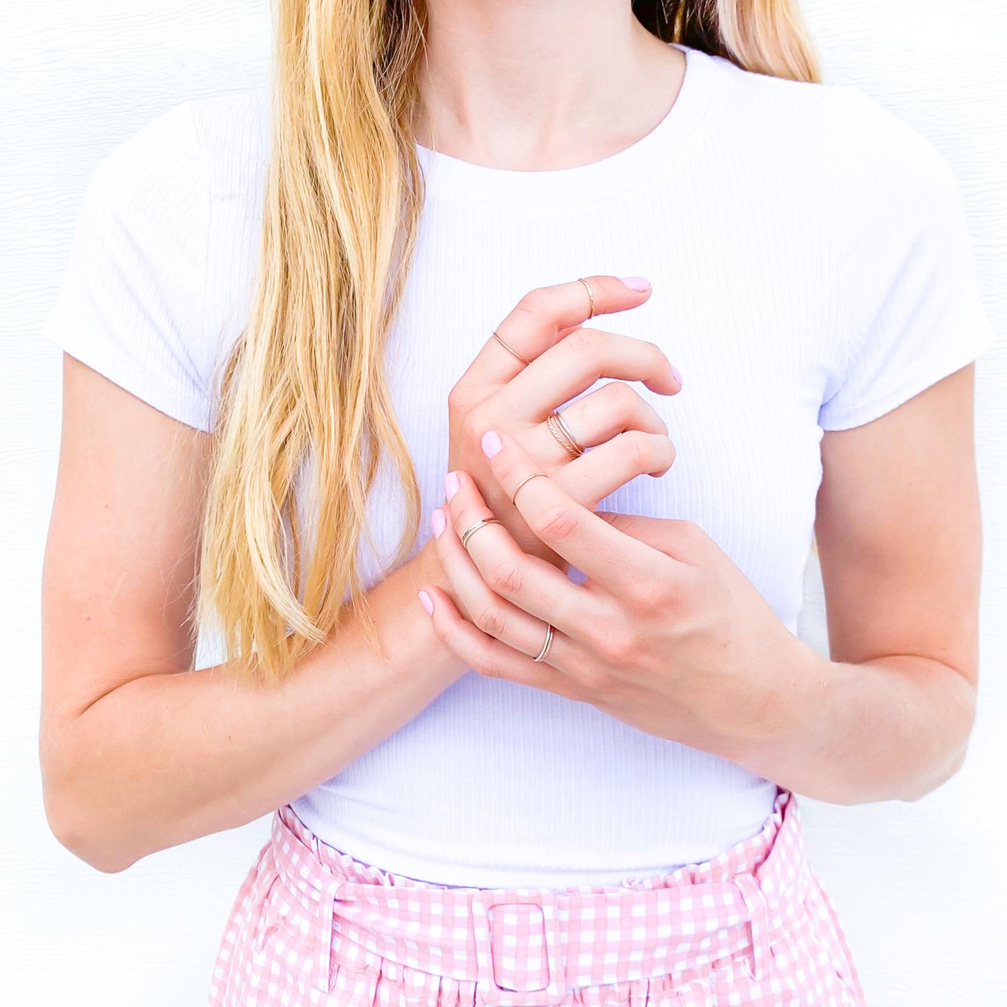 gold-filled-stacking-ring-hammered