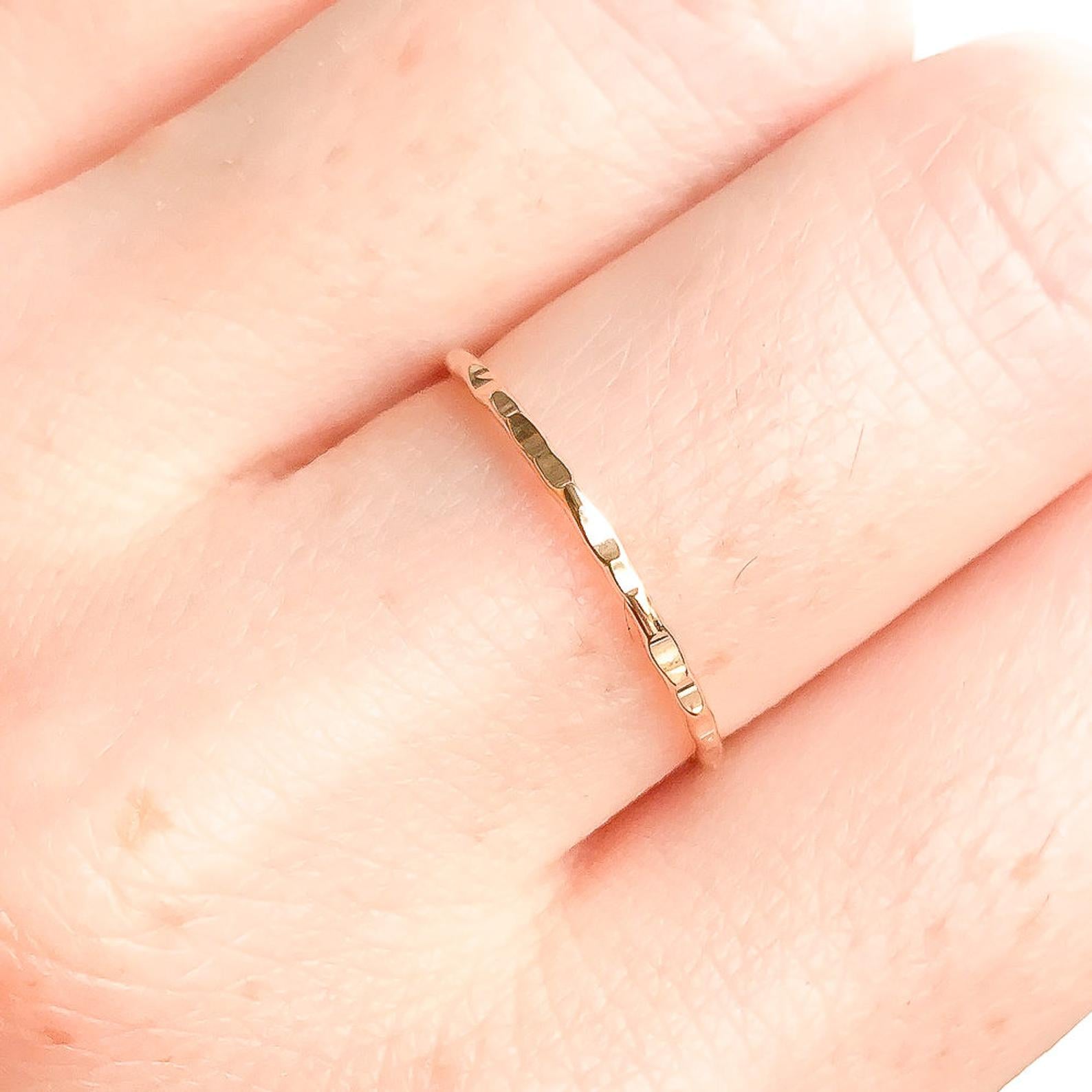 gold-stacking-rings-cross-hammered