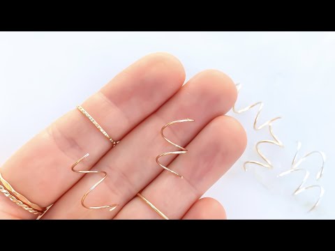 How to put in double twist pierced hoop earrings