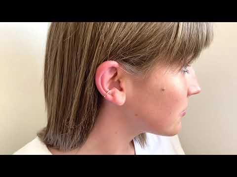 How to video to put on a smooth ear cuff