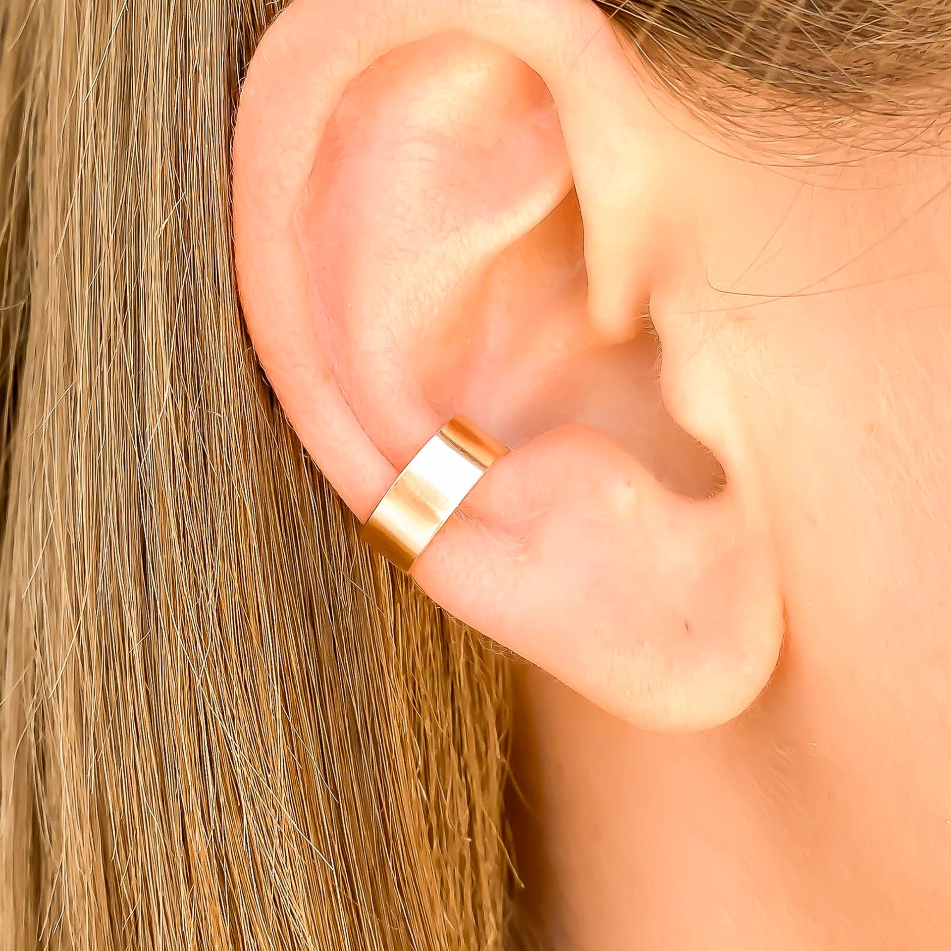 Wide Ear Cuff – Hoops By Hand - Main Image